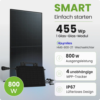 Tepto 455Wp Balkonkraftwerk Smart mit Hoymiles Mikrowechselrichter