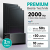 Tepto 2000W Balkonkraftwerk Premium mit FoxEss Avocado 22 Pro 2,11kWh Speicher