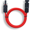 TEPTO Verlängerungskabel 6mm² beidseitig kompatibel mit MC4 Solarkabel rot inkl. Stecker – 10m