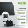 Tepto 1365Wp Balkonkraftwerk Smart mit Hoymiles Mikrowechselrichter Zaunmontage