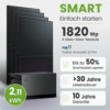 Tepto 1820W Balkonkraftwerk Smart mit FoxEss Avocado 22 Pro 2,11kWh Speicher