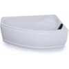 Eck-Raumsparbadewanne 160×90 Rechts cm, Einbau, für 1 Person, glasfaserverstärktes Sanitäracryl, Caribia MINI CORNER Badewanne, Made in Germany