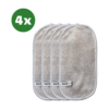 Nano Plus 4x Brillenputztücher – 10*20cm – Grau – Aus Nanofaser, stärker & effizienter als Mikrofaser