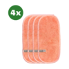 Nano Plus 4x Brillenputztücher – 10*20cm – Rosa – Aus Nanofaser, Stärker & Effizienter als Mikrofaser