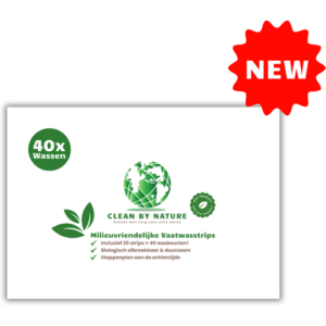 Umweltfreundliche Spülmaschinenstreifen von Clean By Nature – 40 Wäschen vaatwasstrips 1