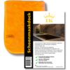 Induction Kings® ReinigungsTuch Orange – Premium Nanofaser Tuch für Induktion & Glas – 1 Stück