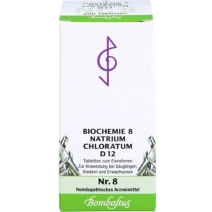 Bombastus-Werke AG BIOCHEMIE 8 Natrium chloratum D 12 Tabletten 200 St.