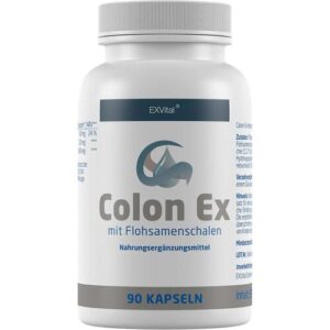 Colon Ex mit Flohsamenschalen und Magnesium von EXVital, 90 Kapseln