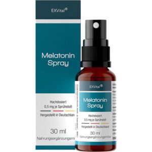Exvital Melatonin Schlafspray 30 ml Sprühflasche hochdosiert