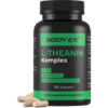 Exvital Body Ex® L-Theanin, 180 vegane Kapseln, 400 mg L-Theanin pro Kapsel, aus Grüntee Blattextrakt, L-Theanine Aminosäure, vegan & ohne Zusätze, laborgeprü