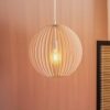 Hängelampe Paz Argon, dimmbar, chrom / silber, für Wohn- / Esszimmer, Metall, Skandinavisch, Pendelleuchte