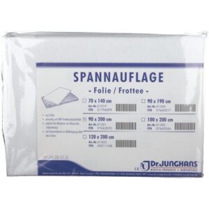Dr. Junghans Frottee Spannbettbezug 90×200 cm m.Folie 1 St Auflage