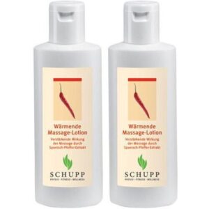 SCHUPP Massage-Lotion wärmend 2x 2×200 ml Lotion