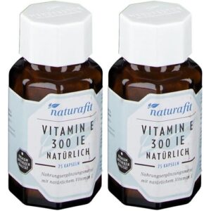 Naturafit Vitamin E 300 natürlich Kapseln 2x 2×75 St