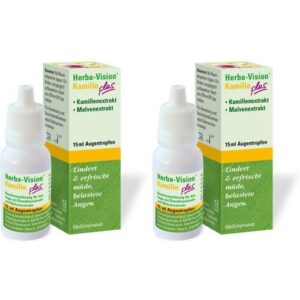 Herba-Vision Kamille plus Augentropfen 2x 2×15 ml