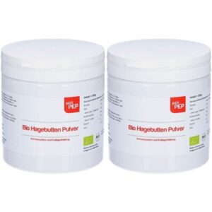 Quickpep Bio Hagebutte Plv.z.Her.e.Lsg.z.Einnehmen 2x 2×300 g Pulver zur Herstellung einer Lösung zum Einnehmen