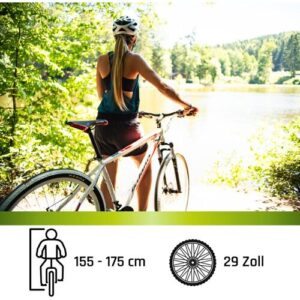 Galano Toxic Mountainbike Hardtail 29 Zoll 155 – 190 cm MTB Fahrrad 21 Gang Federgabel Scheibenbremsen