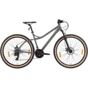 Mountainbike BIKESTAR Gr. 43, grün, Fahrräder, 43cm, 27,5 Zoll (69,85cm), für Damen und Herren, Kettenschaltung