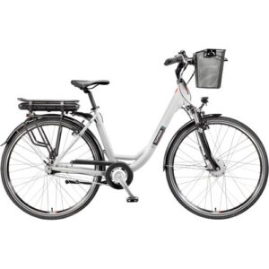E-Bike TELEFUNKEN „Multitalent RC667“ Gr. 49, schwarz (weiß, schwarz), Elektrofahrräder, 49cm, 28 Zoll (71,12cm), Pedelec, Elektrofahrrad, Damen, Herren, innerhalb StVZO, 28 Zoll, Topseller