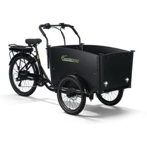 SachsenRAD E-Lastenrad T1 Grand Trunk mit Alarmanlage schwarz