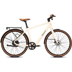 SachsenRAD Urban City E-Bike C3M Roma II in Mamorweiss mit Riemenantrieb