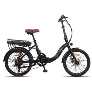 SachsenRAD [Refurbished] E-Folding Bike F2 Farmers Klapprad Elektrofahrrad schwarz