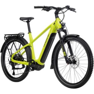 E-Bike HAIBIKE „Trekking 5 High“ Gr. 45, gelb, Elektrofahrräder, 45cm, 27,5 Zoll (69,85cm)