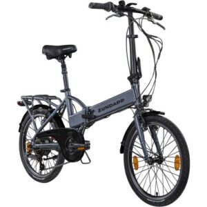 Zündapp E-Bike Faltrad Z101 20 Zoll RH 37cm 6-Gang 270 Wh silber GLO664013459
