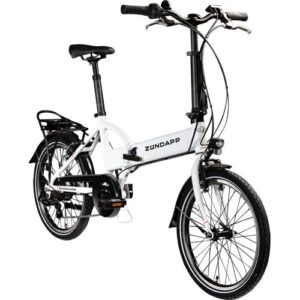 ZÜNDAPP E-Bike Unisex, 20 zoll, 6-Gang – weiss