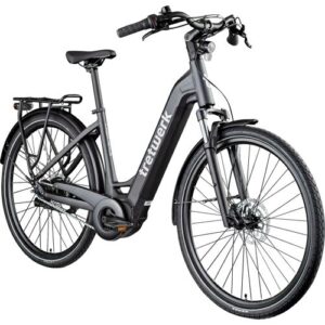 Tretwerk Amber Nexus E Bike Damen 28 Zoll Elektrofahrrad 155 – 185 cm Hollandrad Tiefeinsteiger mit 8 Gang Nabenschaltung