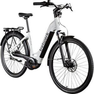 Tretwerk Amber Nexus E Bike Damen 28 Zoll Elektrofahrrad 155 – 185 cm Hollandrad Tiefeinsteiger mit 8 Gang Nabenschaltung