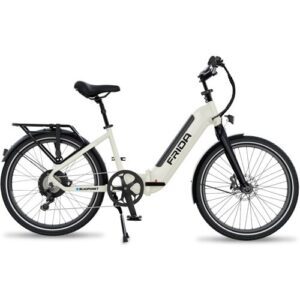 BLAUPUNKT E-Faltrad »Frida«, max. 25 km/h, 24″, 8 Gänge, mit Gelsattel – grau