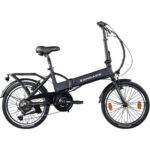 E-Bike ZÜNDAPP "Z101" Gr. 37, schwarz (mattschwarz, mattschwarz), Elektrofahrräder, 37cm, 20 Zoll (50,80cm), Pedelec, Elektrofahrrad für Damen u. Herren 13