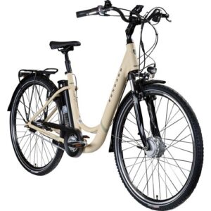 Zündapp Z517 E Bike 28 Zoll Pedelec Hollandrad E Fahrrad Damen 160 – 185 cm mit 7 Gang Nabenschaltung Rücktritt Citybike Nabenmotor