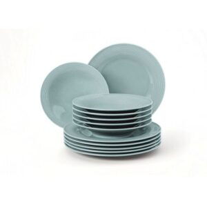 Seltmann Weiden Tafelservice BEAT COLOR GLAZE 12-teilig arktisblau