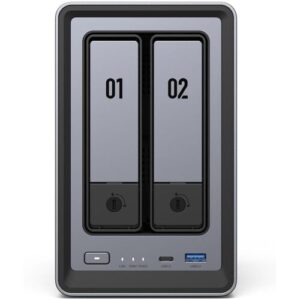 UGREEN NASync DXP2800 2 Einschübe NAS-Server Leergehäuse (25369)