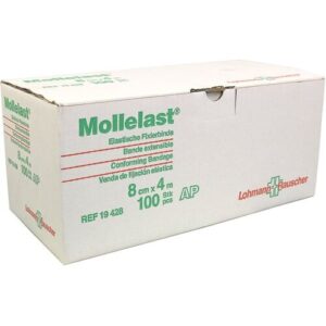 Lohmann & Rauscher GmbH & Co. KG Mollelast Binden 8 cmx4 m weiß lose 100 St