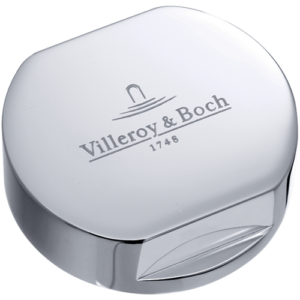 Villeroy und Boch Abdeckkappe 94052661 Messing chrom glänzend, rund, für Einzeldrehgriff