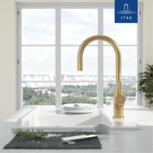 Villeroy und Boch Küchenarmatur Umbrella Flex 92540003 11,5 l/min, ausziehbar, gold