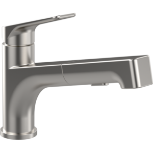 Villeroy und Boch Spültisch-Einhebelmischer 928100LC schwenkbarer Strahlregler, Edelstahl massiv