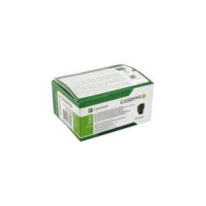 Lexmark Original Toner – gelb (C232HY0) für C2325dw, C2425dw, C2535dw, MC2325adw, C2425dw, MC2535adwe