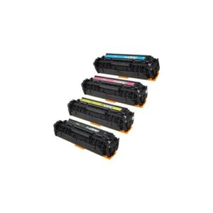 Ampertec 4 Kompatible Toner ersetzt HP CE410X+411A-13A 305X 305A Multipack KCMY