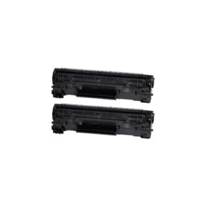 Ampertec 2 Kompatible Toner ersetzt HP CF283XD 83X Doppelpack schwarz