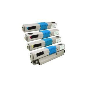 Ampertec 4 Kompatible Toner ersetzt Oki 46508709-12 Multipack KCMY