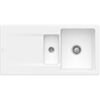 Villeroy und Boch Villeroy & Boch Siluet Einbauspüle 333702R1 mit Ablaufgarnitur und Exzenterbetätigung, weiß