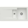 Villeroy und Boch Villeroy & Boch Siluet Einbauspüle 333702SM mit Ablaufgarnitur und Exzenterbetätigung, Steam
