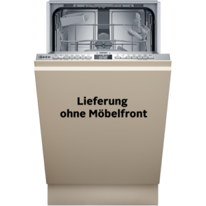 NEFF vollintegrierbarer Geschirrspüler „S853HKX20E“, Energieeffizienz: E (A-G), silber, B:45cm H:82cm T:55cm, Geschirrspüler, Info Light – erlischt bei Beendigung des Spülvorgangs, flexible Körbe