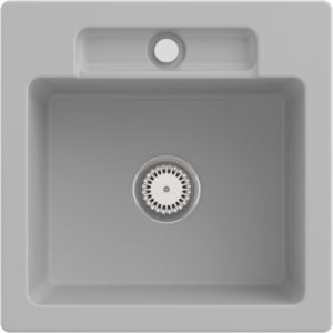 Villeroy und Boch Siluet Spüle 334501SM mit Ablaufgarnitur und Handbetätigung, Steam