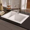 Villeroy & Boch Subway 60 XM Einbauspüle, Ablaufgarnitur mit Handbetätigung