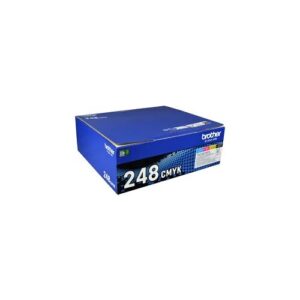 4 Brother Toner TN-248VAL Multipack KCMY